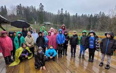 Dzikie Bieszczady - wycieczka klas 4b i 4d 4