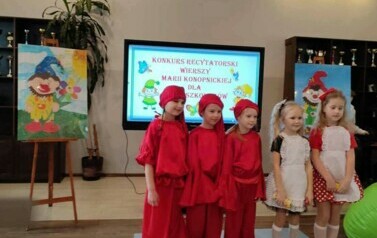 Utalentowane przedszkolaki recytowały wiersze Marii Konopnickiej 7