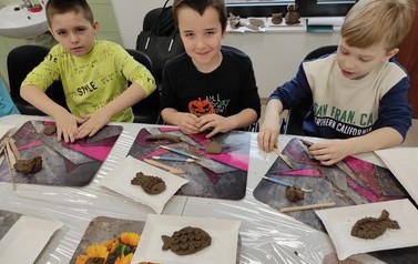 Zajęcia plastyczne w Muzeum Regionalnym w Jaśle 7