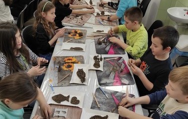 Zajęcia plastyczne w Muzeum Regionalnym w Jaśle 12