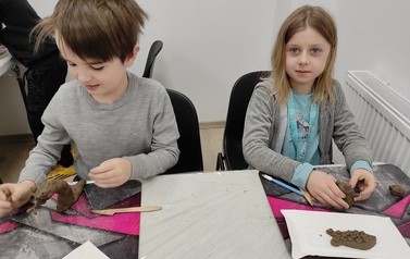 Zajęcia plastyczne w Muzeum Regionalnym w Jaśle 16