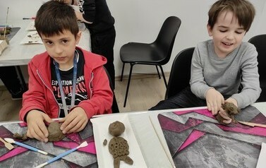 Zajęcia plastyczne w Muzeum Regionalnym w Jaśle 17