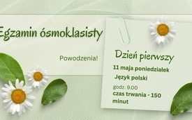 Galeria aktualności 11-13 maja 2026 - Egzamin &oacute;smoklasisty  9