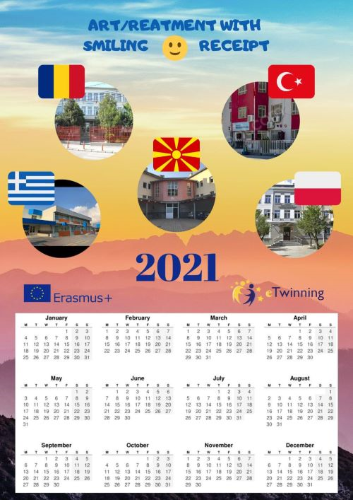 Kalendarz przygotowany w ramach projektu 
